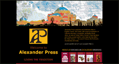 Desktop Screenshot of alexanderpress.com